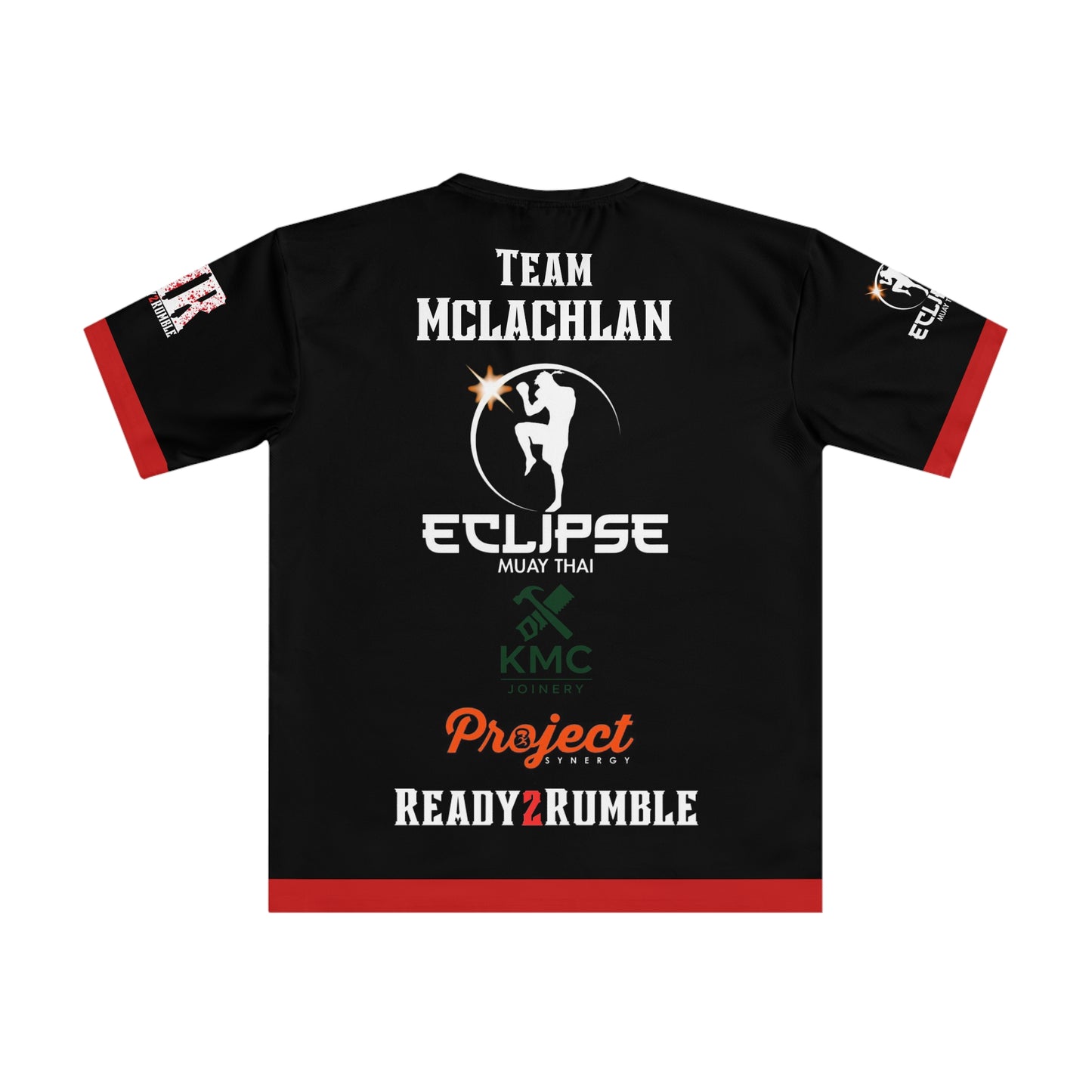 Team McLachlan Muay Thai Tshirt Black